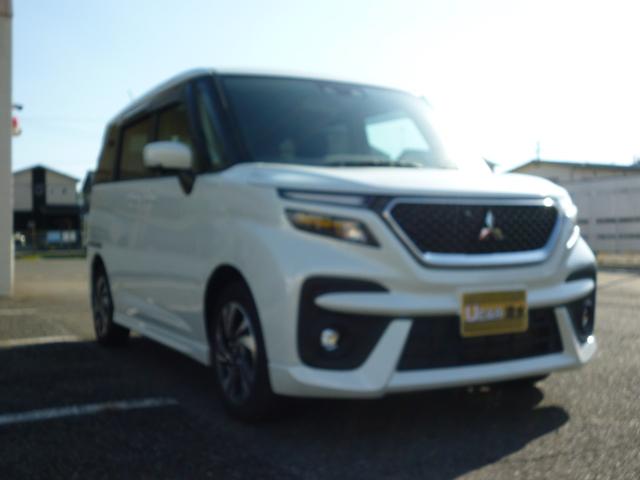 デリカＤ：２ カスタムハイブリッドＭＶ全方位カメラ付ナビパッケージ　衝突被害軽減ブレーキシステム　誤発進抑制機能　アダプティブクルーズコントロール　Ｂｌｕｅｔｏｏｔｈオーディオ　ＣＤ　ＤＶＤ　両側電動スライドドア　シートヒーター　禁煙　スペアキー　取説保証書（6枚目）