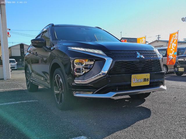 エクリプスクロスPHEV P 8インチスマートフォン連携オーディオ Bluetoothオーディオ 電動パノラマサンルーフ ルーフレール クルーズコントロール 自動防眩ルームミラー パワーシート ETC 100V AC電源(6枚目)