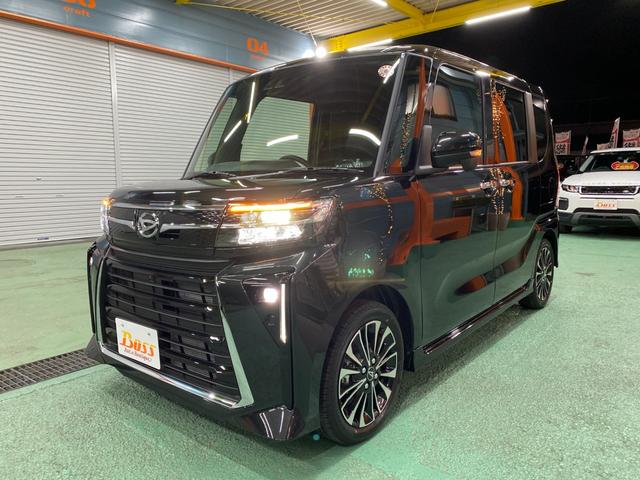 カスタムＲＳ　届出済未使用車　ターボ　パノラマモニター対応カメラ装着　両側パワースライドドア　シートヒーター左右　ＬＥＤオートライト　クリアランスソナー　レーンアシスト　スマートキー　ＢＯＳＳデザインフロアマット(4枚目)