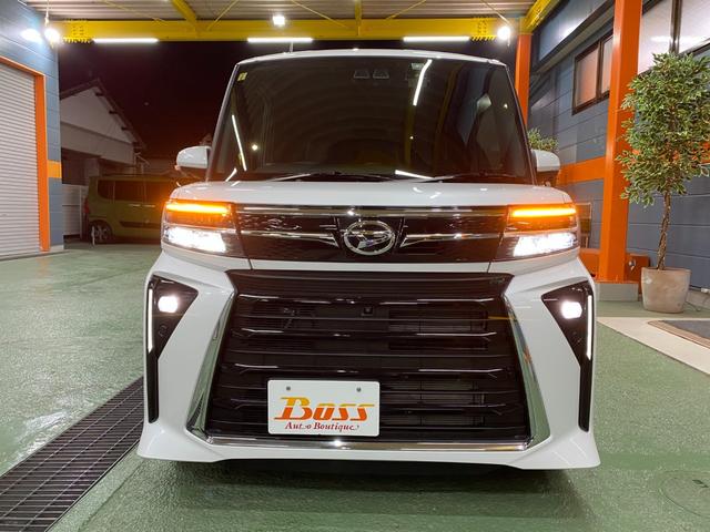 タント カスタムＲＳ　ワンオーナー　禁煙車　ターボ　ナビＴＶフルセグ　パノラマカメラ　サイドガーニッシュ　ＥＴＣ　２カメドラレコ　アダプティブクルーズコントロール　シートヒーター　両側パワースライドドア　ＬＥＤオートライト（3枚目）