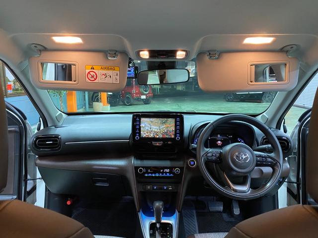 ヤリスクロス Z ワンオーナー 禁煙車 純正ナビTVフルセグ TVキャンセラー パノラマカメラ 2カメドラレコ ETC オートクルーズコントロール クリアランスソナー シートヒーター LEDオートライト(12枚目)