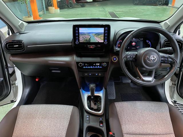 ヤリスクロス Z ワンオーナー 禁煙車 純正ナビTVフルセグ TVキャンセラー パノラマカメラ 2カメドラレコ ETC オートクルーズコントロール クリアランスソナー シートヒーター LEDオートライト(13枚目)