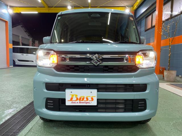 スペーシア ハイブリッドＸ　ワンオーナー　禁煙車　スズキセーフティサポート　全方位モニター付ナビ装着車　スズキコネクト対応　純正２カメラドラレコ　両側パワースライドドア　ＬＥＤヘッドライト　シートヒーター左右　スマートキー（3枚目）