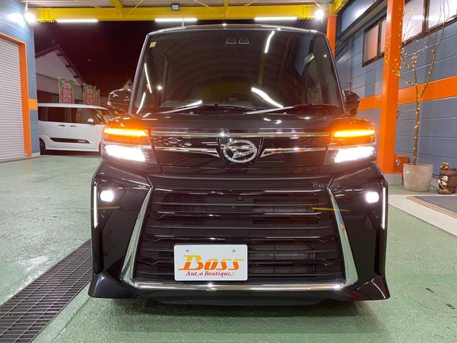 タント カスタムＸ　ワンオーナー　禁煙車　ナビＴＶフルセグ　パノラマカメラ　クリアランスソナー　レーンアシスト　ＬＥＤオートライト　両側パワースライドドア　左右シートヒーター　スマートキー　ＢＯＳＳデザインフロアーマット（3枚目）