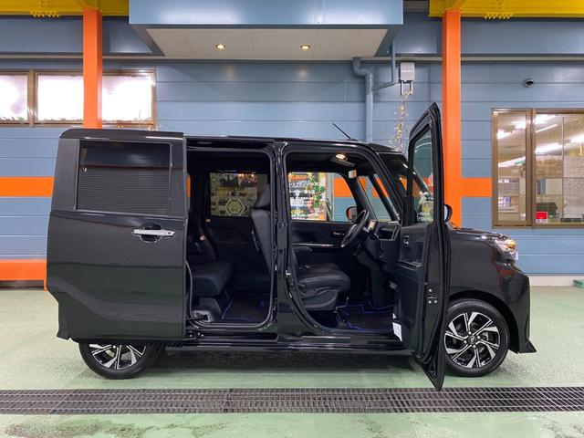 タント カスタムＸ　ワンオーナー　禁煙車　ナビＴＶフルセグ　パノラマカメラ　クリアランスソナー　レーンアシスト　ＬＥＤオートライト　両側パワースライドドア　左右シートヒーター　スマートキー　ＢＯＳＳデザインフロアーマット（5枚目）