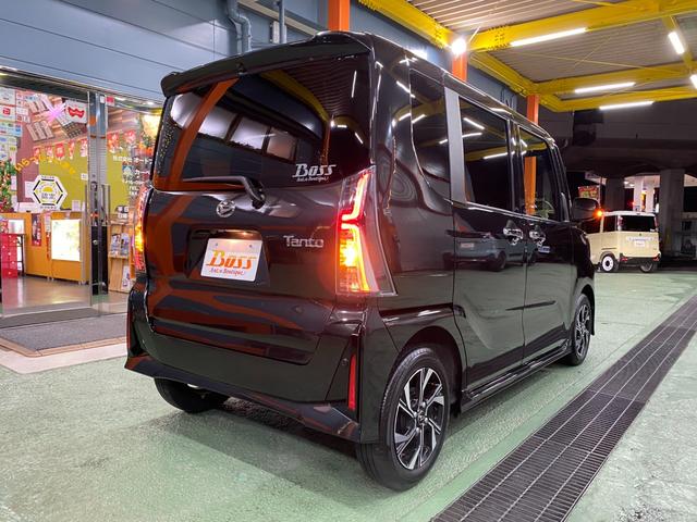 タント カスタムＸ　ワンオーナー　禁煙車　ナビＴＶフルセグ　パノラマカメラ　クリアランスソナー　レーンアシスト　ＬＥＤオートライト　両側パワースライドドア　左右シートヒーター　スマートキー　ＢＯＳＳデザインフロアーマット（6枚目）