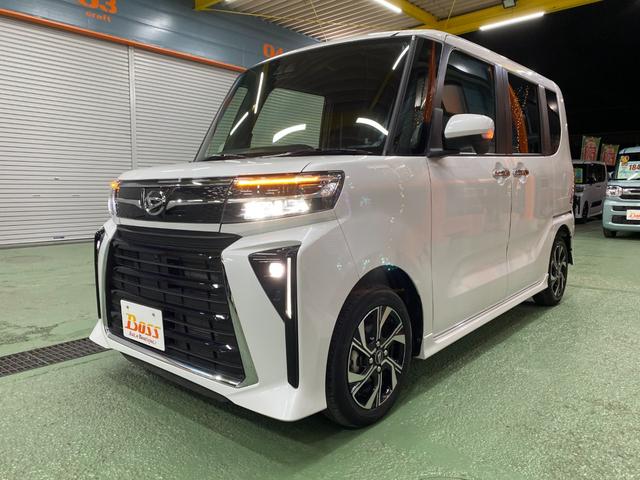 タント カスタムＸ　ワンオーナー　禁煙車　ナビＴＶフルセグ　パノラマカメラ　クリアランスソナー　レーンアシスト　ＬＥＤオートライト　両側パワースライドドア　左右シートヒーター　スマートキー　ＢＯＳＳデザインフロアーマット（2枚目）