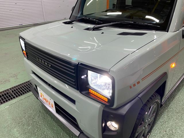 タフト Ｇターボ　ダーククロムベンチャー　ワンオーナー　禁煙車　ＤＡＭＤフェイスチェンジ　ゴツゴツタイヤ　ナビＴＶフルセグ　パノラマカメラ　オートクルーズコントロール　クリアランスソナー　ＬＥＤオートライト　ＢＯＳＳデザインフロアーマット（59枚目）