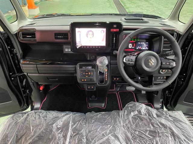 スペーシアカスタム ハイブリッドＸＳターボ　展示試乗車　スズキセーフティサポート　全方位モニター付ナビ装着車　スズキコネクト対応　両側パワースライドドア　ＬＥＤオートライト　オートクルーズコントロール　ＢＯＳＳデザインフロアーマット（12枚目）