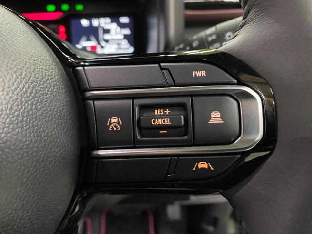 スペーシアカスタム ハイブリッドＸＳターボ　展示試乗車　スズキセーフティサポート　全方位モニター付ナビ装着車　スズキコネクト対応　両側パワースライドドア　ＬＥＤオートライト　オートクルーズコントロール　ＢＯＳＳデザインフロアーマット（21枚目）