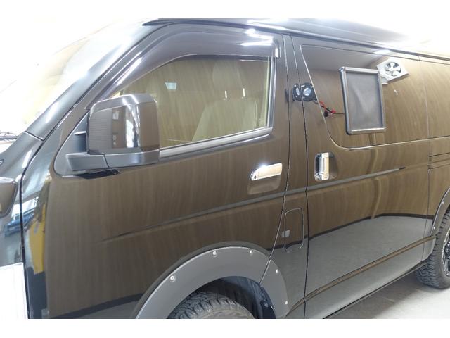 ハイエースバン スーパーGL ダークプライムII 1.5インチリフトアップ アルパイン11インチナビ 12.8フリップDM Bモニター オフビート レクセル デスロック16AW オープンカントリー クルコン&スロコン(15枚目)