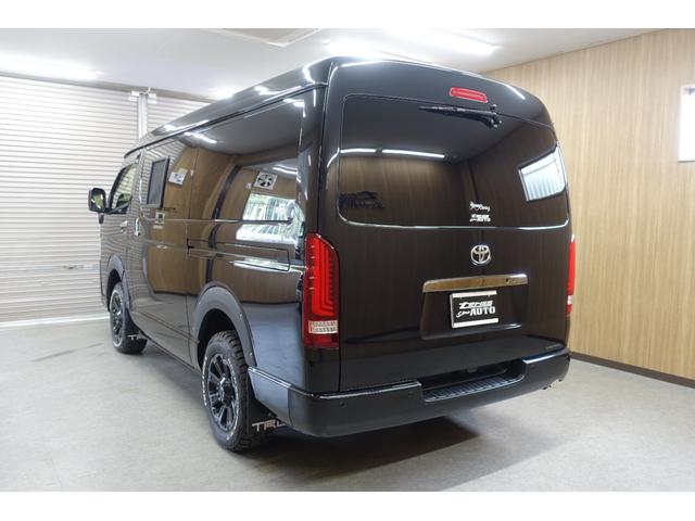 ハイエースバン スーパーGL ダークプライムII 1.5インチリフトアップ アルパイン11インチナビ 12.8フリップDM Bモニター オフビート レクセル デスロック16AW オープンカントリー クルコン&スロコン(18枚目)