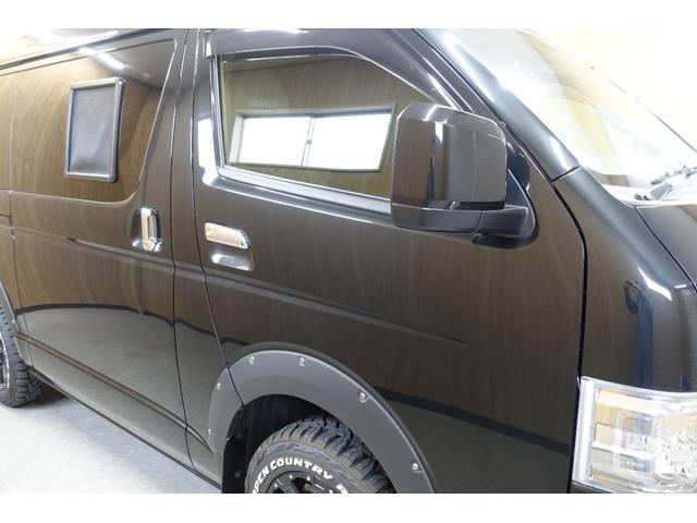 ハイエースバン スーパーGL ダークプライムII 1.5インチリフトアップ アルパイン11インチナビ 12.8フリップDM Bモニター オフビート レクセル デスロック16AW オープンカントリー クルコン&スロコン(22枚目)