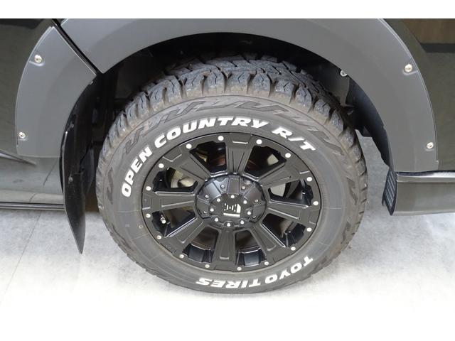 ハイエースバン スーパーGL ダークプライムII 1.5インチリフトアップ アルパイン11インチナビ 12.8フリップDM Bモニター オフビート レクセル デスロック16AW オープンカントリー クルコン&スロコン(32枚目)