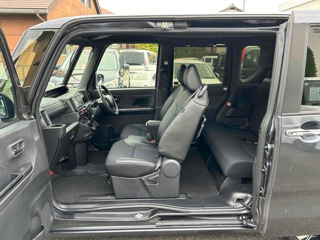 タント カスタムX 禁煙 後期 新品ナビ・ドラレコ(前後)・ETC取付済 バックカメラ 両側電動スライドドア コーナーセンサ レーンアシスト 衝突被害軽減システム LEDヘッド スマートキーX2 アイスト シートヒータ(52枚目)