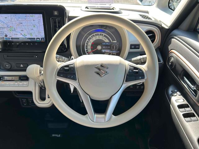 ワゴンRスマイル ハイブリッドX 4WD 車検R8年11月 錆腐食なし 禁煙車 走19千km台 TV ドラレコ 全周囲カメラ 両側電動スライドドア ナビ クリアランスソナー 衝突被害軽減 LEDヘッド Bluetooth ETC(3枚目)