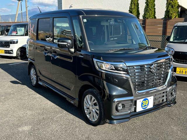 スペーシアカスタム ハイブリッドGS 禁煙車 前後ドラレコ ETC バックカメラ 電動スライド ナビ TV クリアランスソナー Bluetooth接 レーンアシスト 衝突被害軽減システム オートライト LEDヘッドランプ シートヒーター(12枚目)