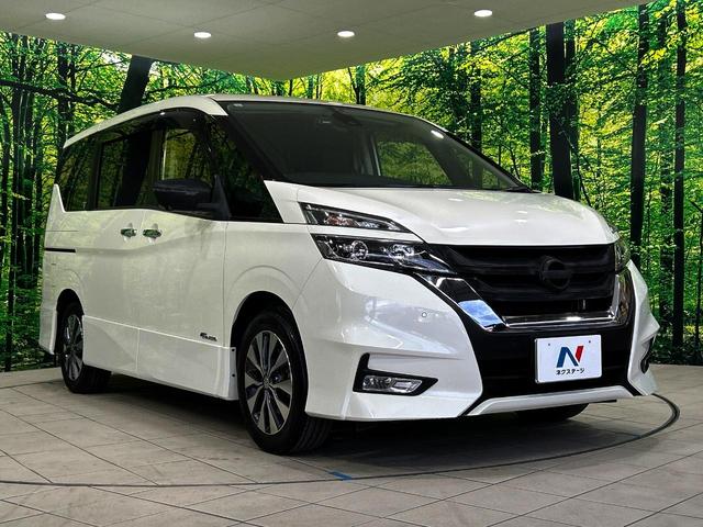 セレナ ハイウェイスター　後席モニター　両側電動ドア　全周囲カメラ　衝突被害軽減システム　禁煙車　ドラレコ　コーナーセンサー　スマートキー　ＬＥＤヘッド　ビルトインＥＴＣ　クルコン　パークアシスト　オートライト（17枚目）