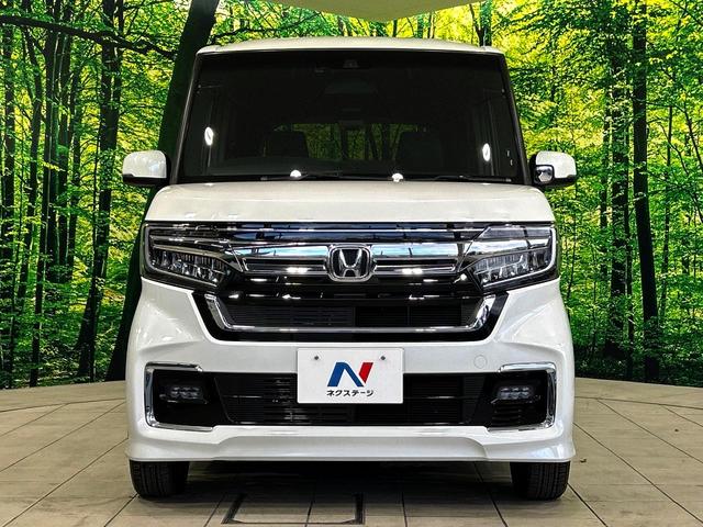 Ｎ－ＢＯＸカスタム Ｌ　両側電動ドア　ＳＤナビ　バックカメラ　衝突被害軽減システム　レーダークルーズ　禁煙車　コーナーセンサー　スマートキー　ＬＥＤヘッド　ビルトインＥＴＣ　車線逸脱警報　オートライト　オートエアコン（14枚目）