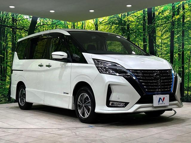 セレナ e-パワー ハイウェイスターV 両側電動ドア 純正SDナビ 全周囲カメラ 衝突被害軽減システム レーダークルーズ 禁煙車 コーナーセンサー スマートキー LEDヘッド ETC2.0 車線逸脱警報 オートライト オートエアコン(16枚目)