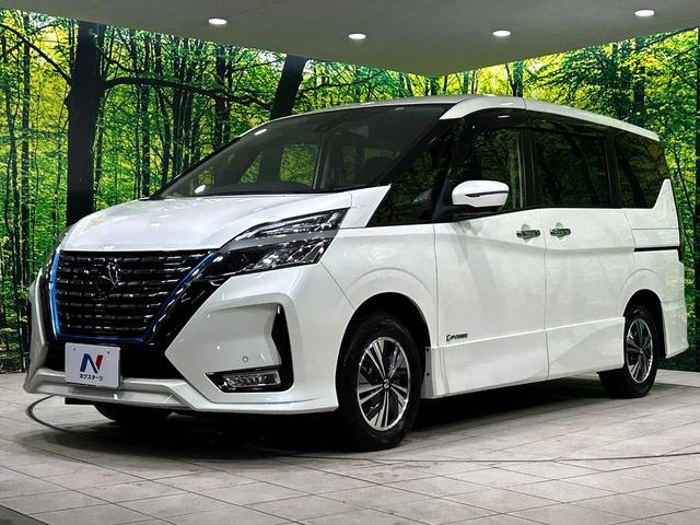 セレナ e-パワー ハイウェイスターV 両側電動ドア 純正SDナビ 全周囲カメラ 衝突被害軽減システム レーダークルーズ 禁煙車 コーナーセンサー スマートキー LEDヘッド ETC2.0 車線逸脱警報 オートライト オートエアコン(71枚目)