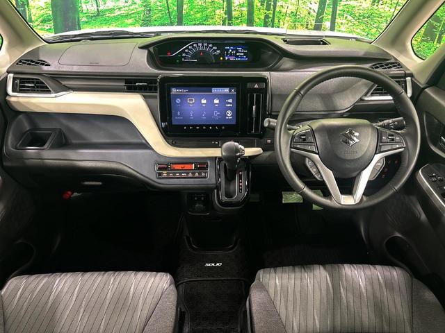 ソリオ ハイブリッドMZ メーカー9型ナビ 両側電動スライドドア 全周囲カメラ セーフティサポート アダプティブクルーズ 禁煙車 シートヒーター LEDヘッド ヘッドアップディスプレイ クリアランスソナー ETC(2枚目)