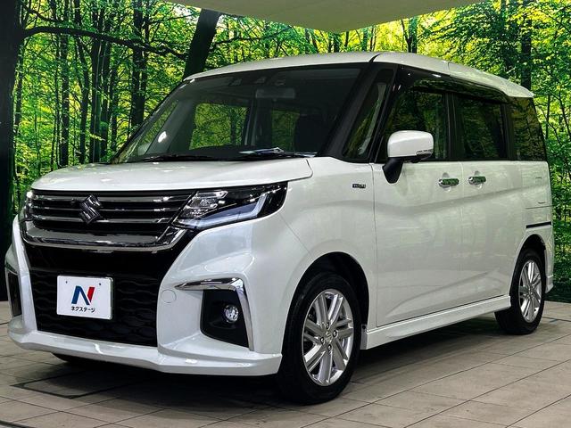 ソリオ ハイブリッドMZ メーカー9型ナビ 両側電動スライドドア 全周囲カメラ セーフティサポート アダプティブクルーズ 禁煙車 シートヒーター LEDヘッド ヘッドアップディスプレイ クリアランスソナー ETC(30枚目)