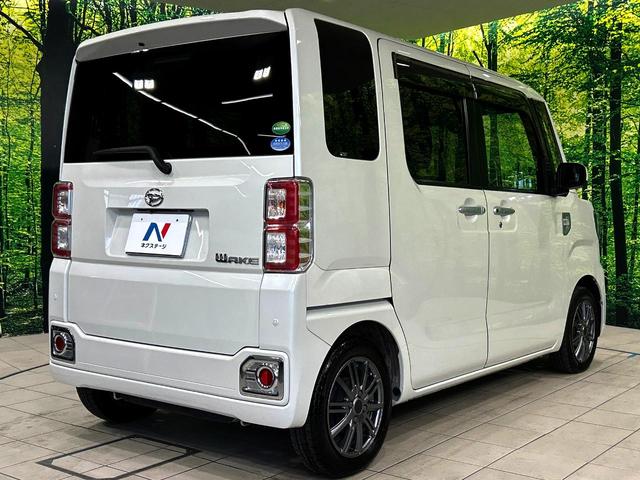ウェイク GターボリミテッドSAIII ターボ 両側電動ドア 純正SDナビ 後席モニター 全周囲カメラ 衝突被害軽減システム 禁煙車 スマートキー LEDヘッド オートハイビーム オートライト オートエアコン Bluetooth CD(17枚目)
