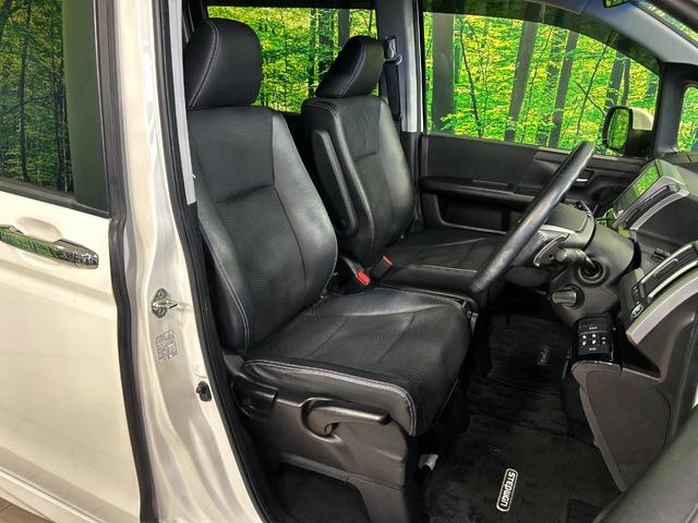 ステップワゴンスパーダ Ｚ　クールスピリット　両側電動ドア　純正ＳＤナビ　後席モニター　バックカメラ　禁煙車　ハーフレザーシート　ドラレコ　スマートキー　ＨＩＤヘッド　ビルトインＥＴＣ　クルコン　オートエアコン　純正１７インチアルミ（8枚目）