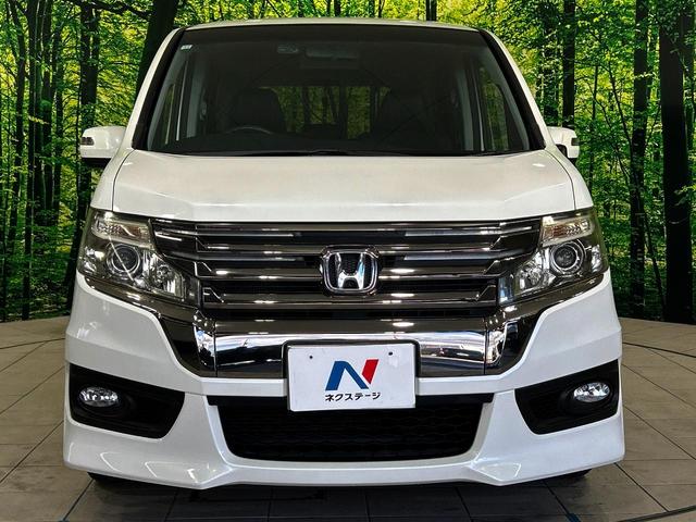 ステップワゴンスパーダ Ｚ　クールスピリット　両側電動ドア　純正ＳＤナビ　後席モニター　バックカメラ　禁煙車　ハーフレザーシート　ドラレコ　スマートキー　ＨＩＤヘッド　ビルトインＥＴＣ　クルコン　オートエアコン　純正１７インチアルミ（15枚目）