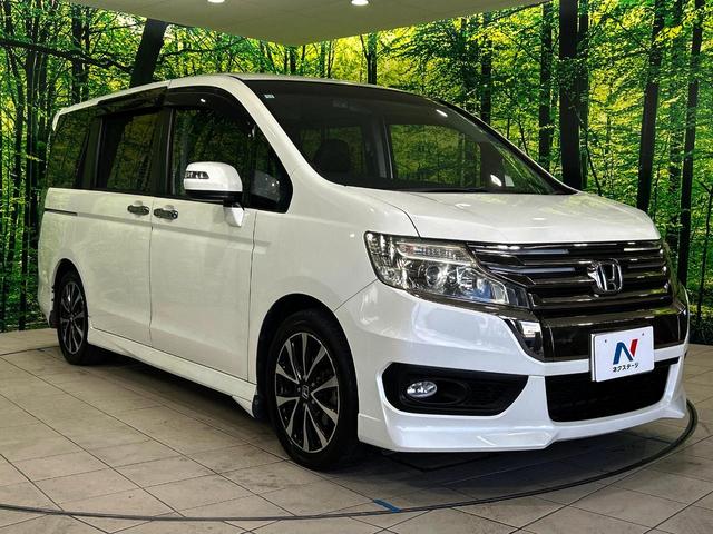 ステップワゴンスパーダ Ｚ　クールスピリット　両側電動ドア　純正ＳＤナビ　後席モニター　バックカメラ　禁煙車　ハーフレザーシート　ドラレコ　スマートキー　ＨＩＤヘッド　ビルトインＥＴＣ　クルコン　オートエアコン　純正１７インチアルミ（17枚目）