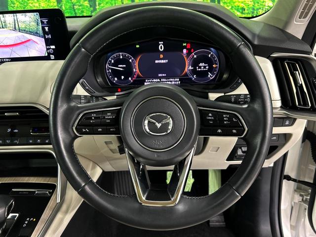 CX-60 XD エクスクルーシブモード サンルーフ 12.3インチメーカーナビ BOSEサウンド 白革シート 10WAYパワーシート 全周囲カメラ シートベンチレーション ステアリングヒーター パワーバックドア ETC(11枚目)