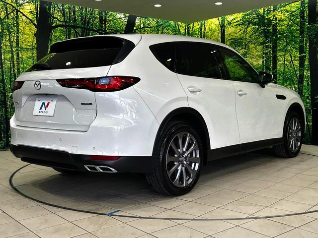 CX-60 XD エクスクルーシブモード サンルーフ 12.3インチメーカーナビ BOSEサウンド 白革シート 10WAYパワーシート 全周囲カメラ シートベンチレーション ステアリングヒーター パワーバックドア ETC(17枚目)