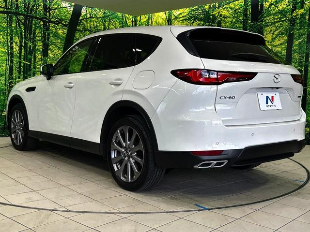CX-60 XD エクスクルーシブモード サンルーフ 12.3インチメーカーナビ BOSEサウンド 白革シート 10WAYパワーシート 全周囲カメラ シートベンチレーション ステアリングヒーター パワーバックドア ETC(70枚目)