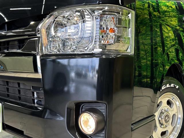 ハイエースバン スーパーGL ダークプライム SDナビ バックカメラ 禁煙車 ハーフレザーシート ドラレコ スマートキー ビルトインETC オートライト オートエアコン リアエアコン Bluetooth CD DVD再生 フルセグ LEDフォグ(44枚目)