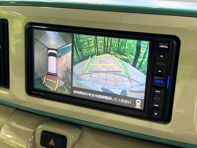 ムーヴキャンバス Ｇメイクアップリミテッド　ＳＡＩＩＩ　純正ナビ　全周囲カメラ　両側電動スライドドア　スマートアシスト　禁煙車　ＬＥＤヘッド　クリアランスソナー　オートハイビーム　オートライト　オートエアコン　Ｂｌｕｅｔｏｏｔｈ　スマートキー（4枚目）