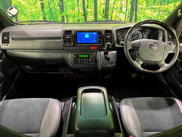 ハイエースバン スーパーGL ダークプライムII モデリスタエアロ 両側電動スライドドア ナビゲーション バックカメラ セーフティセンス 100V電源 禁煙車 ハーフレザーシート スマートキー LEDヘッド ETC オートハイビーム 車線逸脱警報(2枚目)