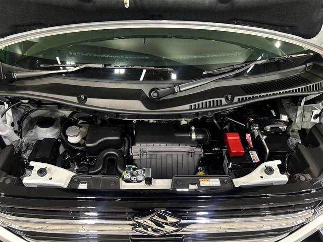 スペーシアカスタム ハイブリッドGS 届出済未使用車 両側スライド片側電動スライドドア セーフティサポート アダプティブクルーズ シートヒーター クリアランスソナー スマートキー LEDヘッド 車線逸脱警報 オートライト(18枚目)