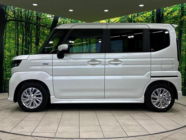 スペーシアカスタム ハイブリッドGS 届出済未使用車 両側スライド片側電動スライドドア セーフティサポート アダプティブクルーズ シートヒーター クリアランスソナー スマートキー LEDヘッド 車線逸脱警報 オートライト(25枚目)