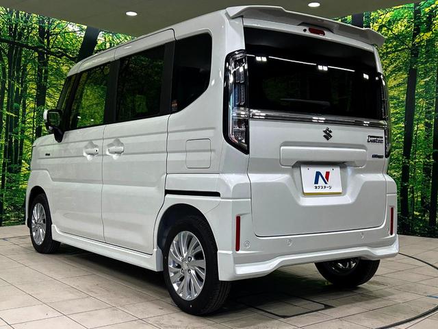 スペーシアカスタム ハイブリッドGS 届出済未使用車 両側スライド片側電動スライドドア セーフティサポート アダプティブクルーズ シートヒーター クリアランスソナー スマートキー LEDヘッド 車線逸脱警報 オートライト(26枚目)