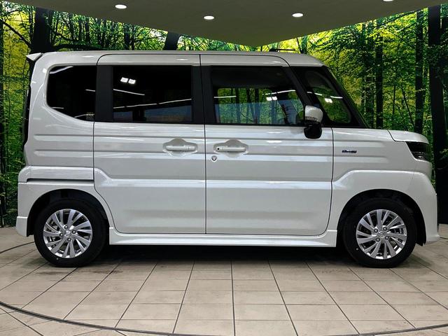 スペーシアカスタム ハイブリッドGS 届出済未使用車 両側スライド片側電動スライドドア セーフティサポート アダプティブクルーズ シートヒーター クリアランスソナー スマートキー LEDヘッド 車線逸脱警報 オートライト(27枚目)