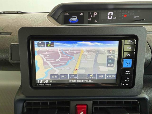 タント Ｘ　バックカメラ　両側電動スライドドア　ナビ　ＴＶ　クリアランスソナー　衝突被害軽減システム　オートライト　ＬＥＤヘッドランプ　スマートキー　アイドリングストップ　電動格納ミラー　シートヒーター（5枚目）