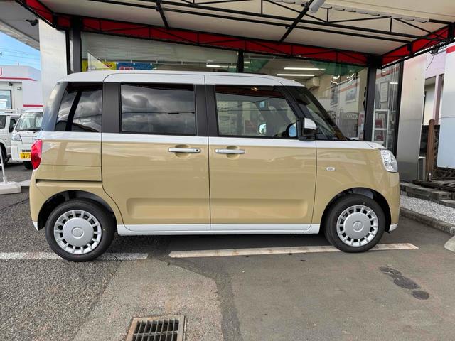 ムーヴキャンバス ストライプスＸ　９インチスマホ連携ディスプレイオーディオ　バックカメラ　両側電動スライドドア　ＴＶ　クリアランスソナー　衝突被害軽減システム　オートライト　スマートキー　アイドリングストップ　電動格納ミラー　ベンチシート　ＣＶＴ　盗難防止システム　ＡＢＳ（14枚目）