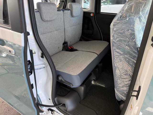 ムーヴキャンバス ストライプスＸ　９インチスマホ連携ディスプレイオーディオ　バックカメラ　両側電動スライドドア　ＴＶ　クリアランスソナー　衝突被害軽減システム　スマートキー　アイドリングストップ　電動格納ミラー　ベンチシート　ＣＶＴ　盗難防止システム　ＡＢＳ　ＥＳＣ　ＵＳＢ（25枚目）