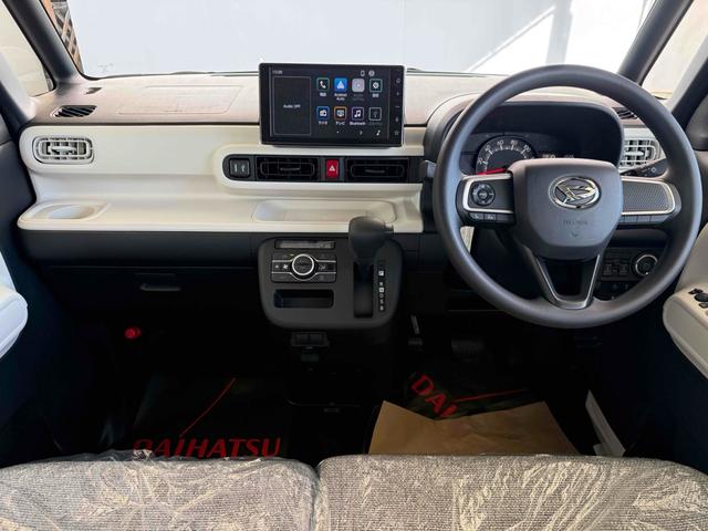 ムーヴキャンバス ストライプスＸ　バックカメラ　両側電動スライドドア　ＴＶ　クリアランスソナー　衝突被害軽減システム　オートライト　スマートキー　アイドリングストップ　電動格納ミラー　ベンチシート　ＣＶＴ　盗難防止システム　ＡＢＳ（2枚目）