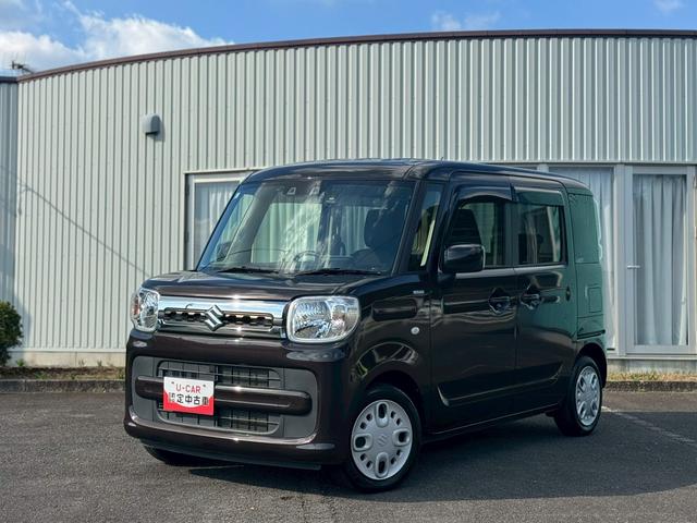 スペーシア ハイブリッドＸ　両側電動スライドドア　ナビＴＶ　バックカメラ　ドライブレコーダー　ＥＴＣ　クリアランスソナー　レーンアシスト　衝突被害軽減システム　リアサーキュレーター　シートヒーター　修復歴無　第三者機関検査済（18枚目）