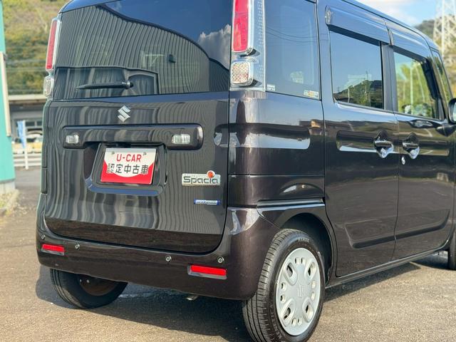 スペーシア ハイブリッドＸ　両側電動スライドドア　ナビＴＶ　バックカメラ　ドライブレコーダー　ＥＴＣ　クリアランスソナー　レーンアシスト　衝突被害軽減システム　リアサーキュレーター　シートヒーター　修復歴無　第三者機関検査済（33枚目）