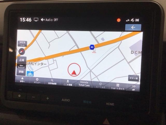 Ｎ－ＢＯＸカスタム コーディネートスタイル　Ｈ　ＳＥＮＳＩＮＧ　新車保証　試乗車　ワンオーナー　ナビＶＸＭ－２４５ＺＦＥｉ　ＴＶ　Ｒカメラ　ＢＴオ－ディオ　シ－トヒ－タ－　ＥＴＣ　ＬＥＤライト　両側電動ドア　ＶＳＡ　クルコン　アルミ　スペアキ－（6枚目）