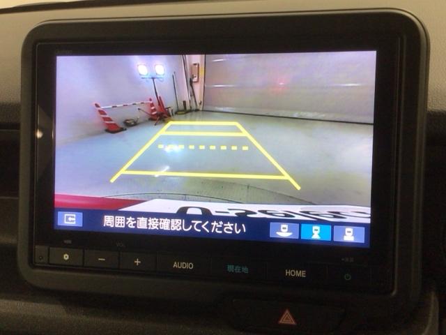 Ｎ－ＢＯＸカスタム コーディネートスタイル　Ｈ　ＳＥＮＳＩＮＧ　新車保証　試乗車　ワンオーナー　ナビＶＸＭ－２４５ＺＦＥｉ　ＴＶ　Ｒカメラ　ＢＴオ－ディオ　シ－トヒ－タ－　ＥＴＣ　ＬＥＤライト　両側電動ドア　ＶＳＡ　クルコン　アルミ　スペアキ－（7枚目）