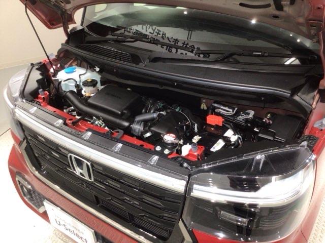 Ｎ－ＢＯＸカスタム コーディネートスタイル　Ｈ　ＳＥＮＳＩＮＧ　新車保証　試乗車　ワンオーナー　ナビＶＸＭ－２４５ＺＦＥｉ　ＴＶ　Ｒカメラ　ＢＴオ－ディオ　シ－トヒ－タ－　ＥＴＣ　ＬＥＤライト　両側電動ドア　ＶＳＡ　クルコン　アルミ　スペアキ－（44枚目）